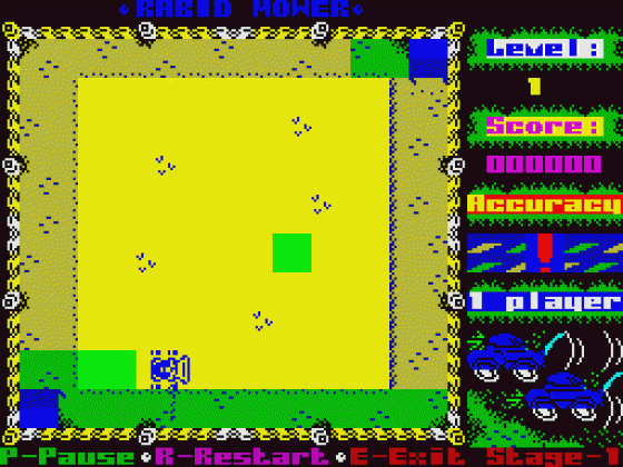 Rabid Mower Screenshot 8 (Spectrum 48K/128K)