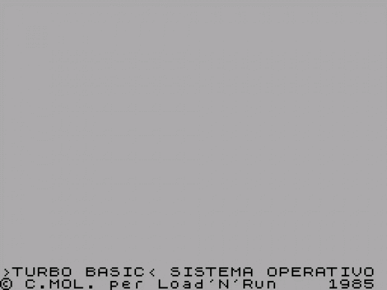 Turbo BASIC Screenshot