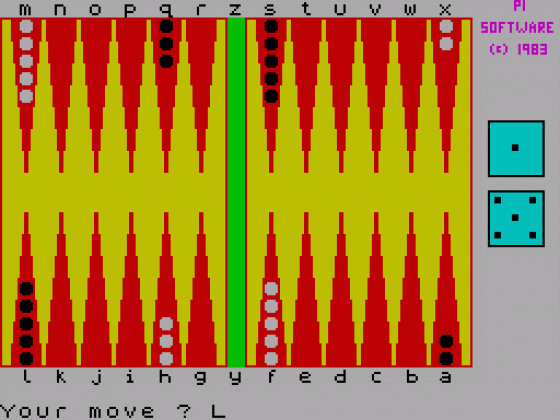 Backgammon - Version 1