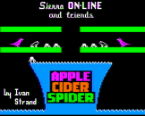 Apple Cider Spider Loading Screen For The Apple II