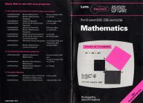 Mathematics Inner Cover
