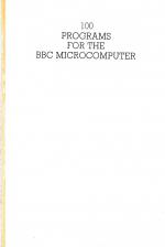 100 Programs For The BBC Microcomputer scan of page 1