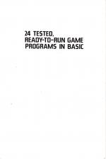 24 Tested, Ready-To-Run Game Programs In Basic scan of page 1