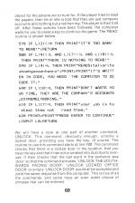 Creating Adventure Games On Your Dragon 32 scan of page 68