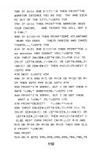 Creating Adventure Games On Your Dragon 32 scan of page 110