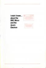 I Wish I Knew More About The BBC Micro And The Acorn Electron scan of page 1