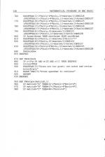 Mathematical Programs In BBC Basic scan of page 106