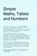 Micro Mates 1: Simple Maths, Tables And Numbers scan of page 3