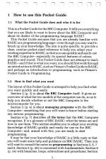 Pocket Guide BBC Micro scan of page 1