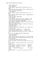 Practical Programs For The Electron scan of page 41