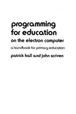 Programming For Education On The Electron scan of page 1