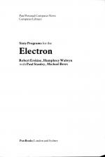 Sixty Programs For The Electron scan of page 1