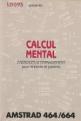 Calcul Mental Front Cover