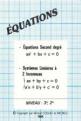 Equations A Partir De La Troisieme Front Cover