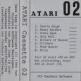 Atari Cassette 02 Front Cover