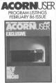Acorn User #043 (02.1986) Front Cover