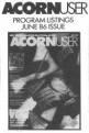 Acorn User #047 (06.1986) Front Cover