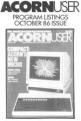 Acorn User #051 (10.1986) Front Cover
