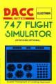 747 Flight Simulator Front Cover