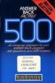 Factfile 500: Senior General Knowledge Front Cover