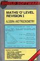 Maths 'O' Level Revision 1 Front Cover