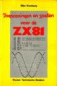 Toepassingen en Spellen voor de ZX81 Front Cover