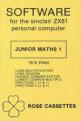 Junior Maths 1 Front Cover