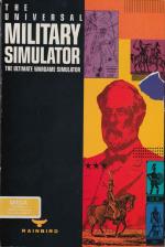 UMS: The Ultimate Military Simulator Front Cover