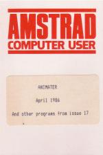 Amstrad Computer User 017 Front Cover