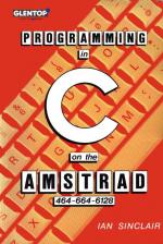 Programming In C On The Amstrad 464/664/6128 Front Cover