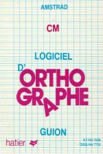 Orthographe Cm Front Cover