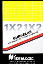 Quinielas Pronosticos Y Combinaciones Front Cover