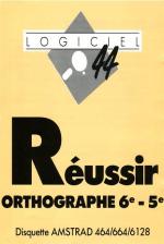 Reussir Orthographe 6e 5e Front Cover