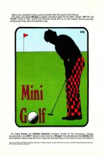 9 Hole Miniature Golf Front Cover