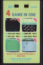 4 Game in One: Laser Blaser/Eskimo Jump/Turtle Race/Snow Hunter Front Cover