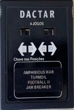 4 Jogos: Amphibious War/Turmoil/Football II/Jaw Breaker Front Cover