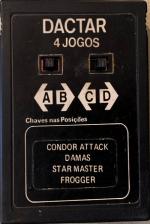 4 Jogos: Condor Attack/Damas/Star Master/Frogger Front Cover