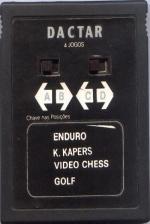 4 Jogos: Enduro/K. Kapers/Video Chess/Golf Front Cover