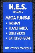 Mega Funpak: Pacman/Planet Patrol/Skeet Shoot/Battles of Gorf Front Cover