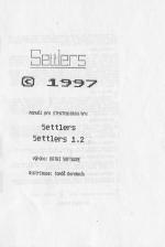 Settlers 1.2 Front Cover