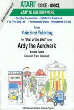 Ardy the Aardvark Front Cover