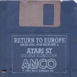 Kick Off II: Return To Europe Data Disk 2.1e Front Cover