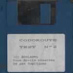 Collection Codoroute: Test Disk 2 Front Cover