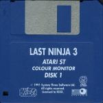 Last Ninja III Front Cover