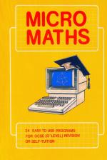 Micro Maths Front Cover