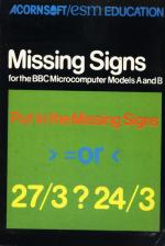 Missing Signs Front Cover