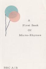 A First Book Of Micro Rhymes Front Cover