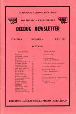 Beebug Volume 1 Number 4 Front Cover