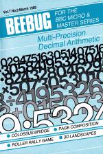 Beebug Volume 7 Number 9 Front Cover