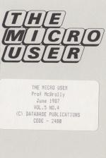 The Micro User 5.04 Front Cover